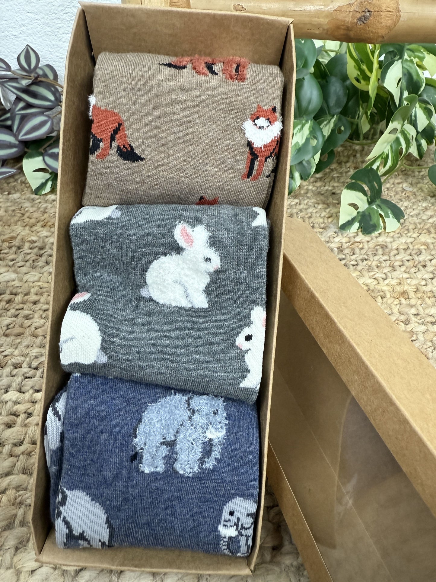 PACK 3 CALCETINES ANIMALES