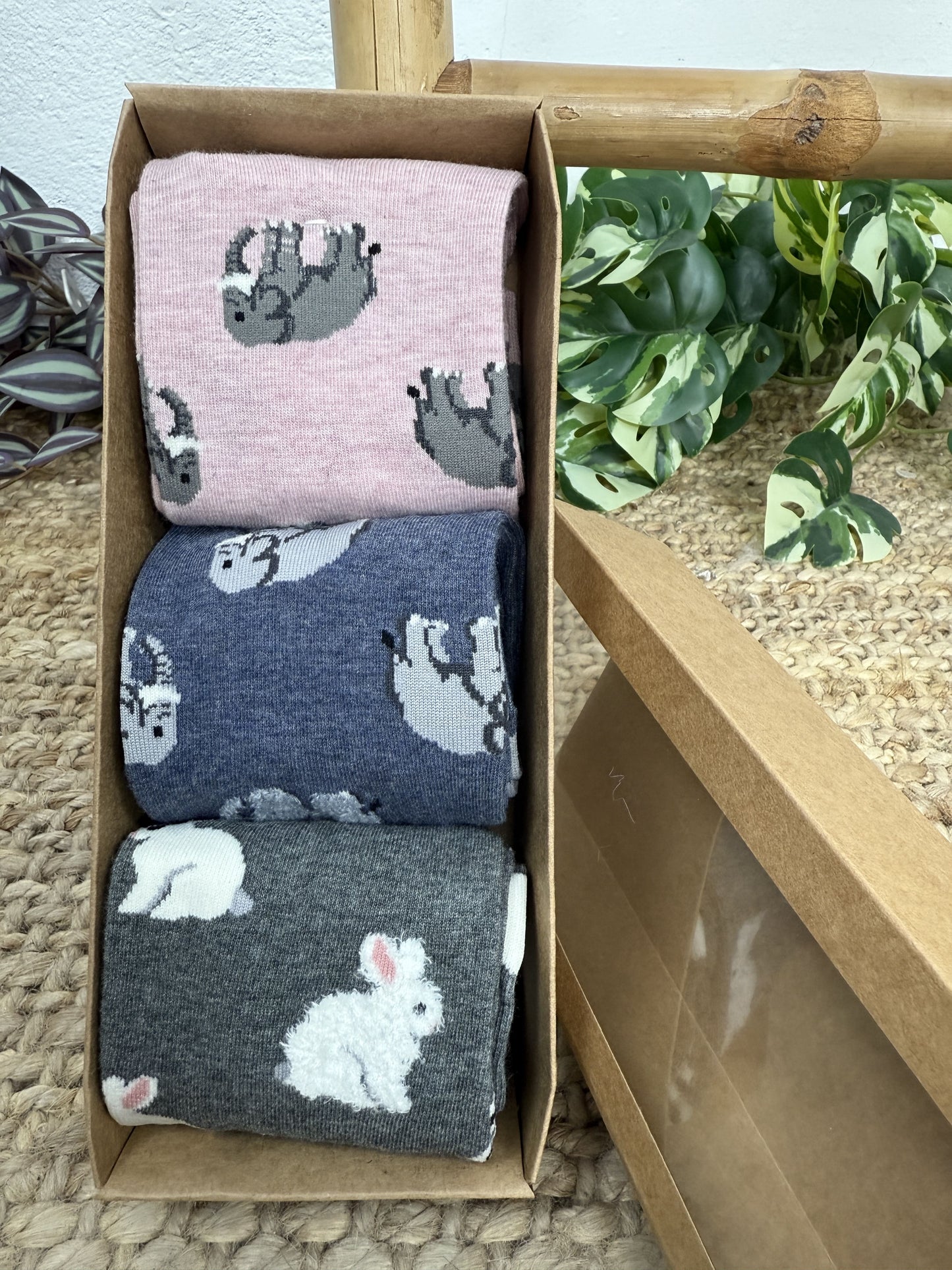 PACK 3 CALCETINES ANIMALES