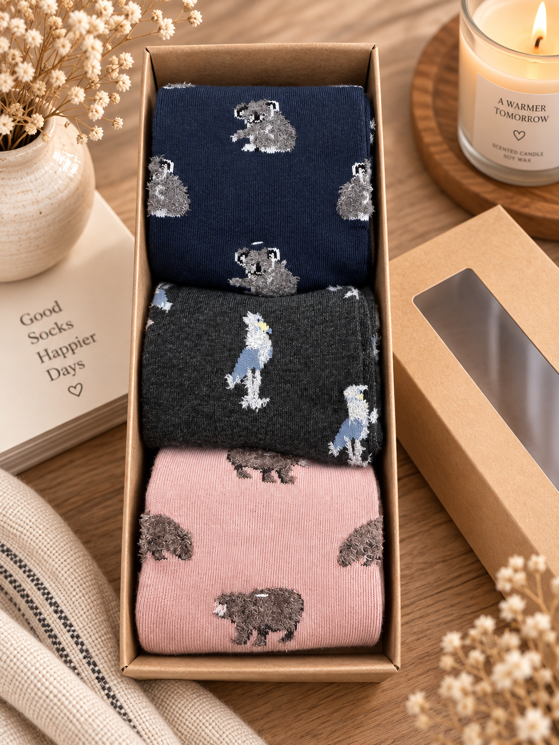 PACK 3 CALCETINES ANIMALES