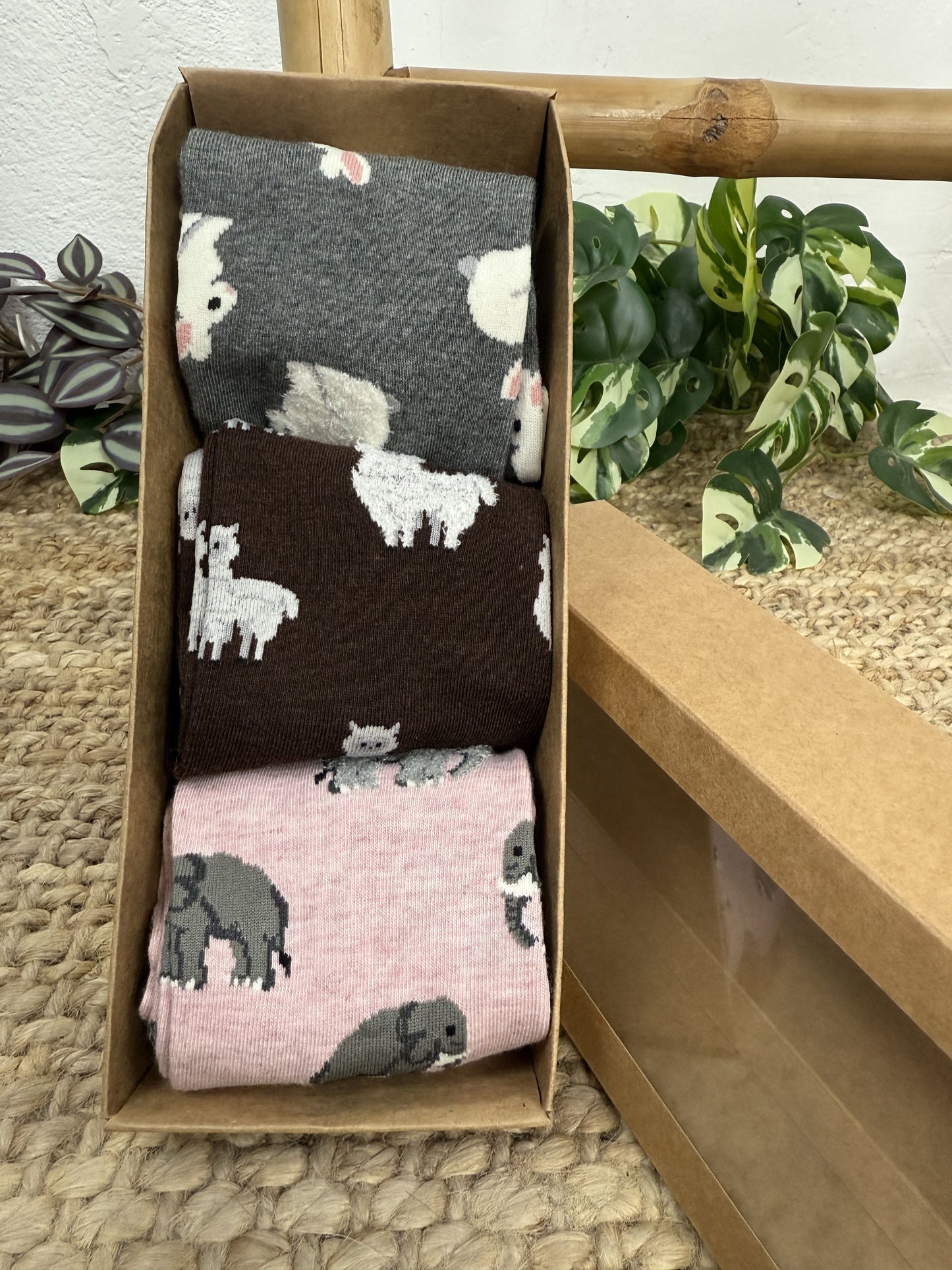 PACK 3 CALCETINES ANIMALES