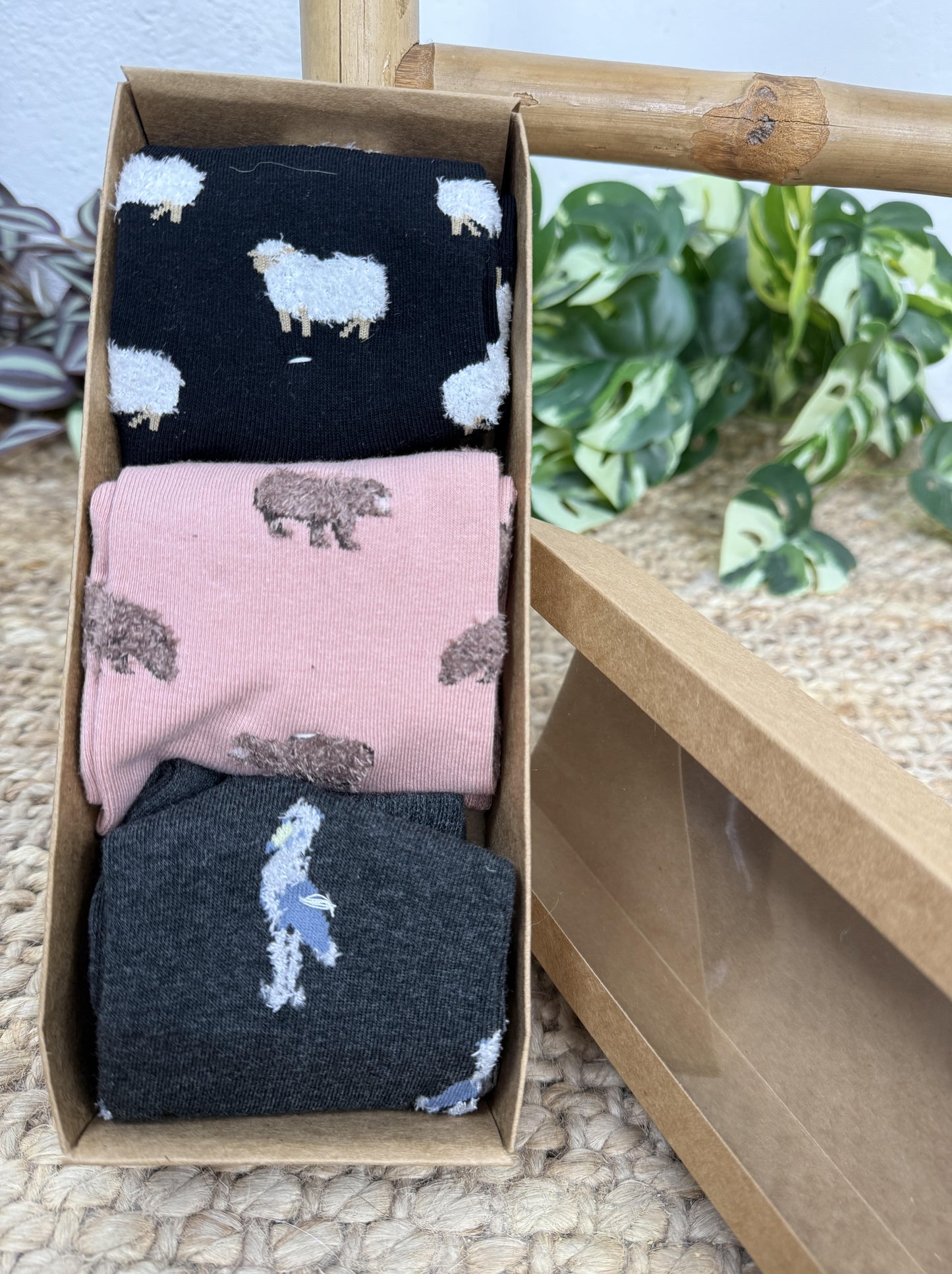 PACK 3 CALCETINES ANIMALES