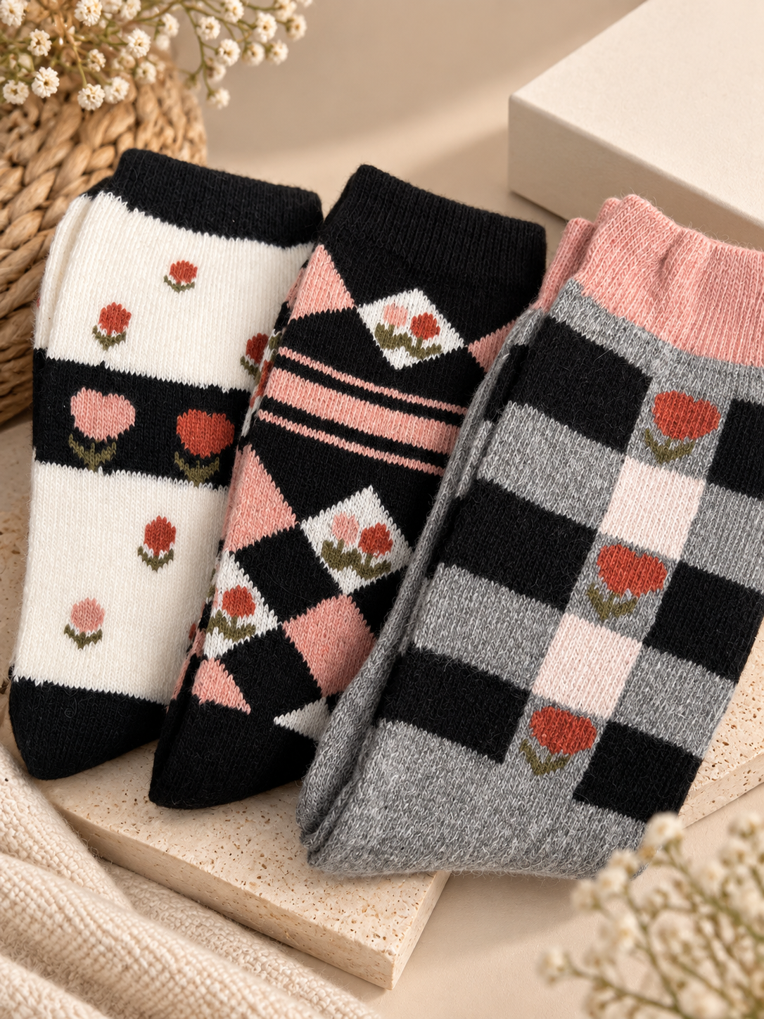 PACK 3 CALCETINES ESTAMPADO