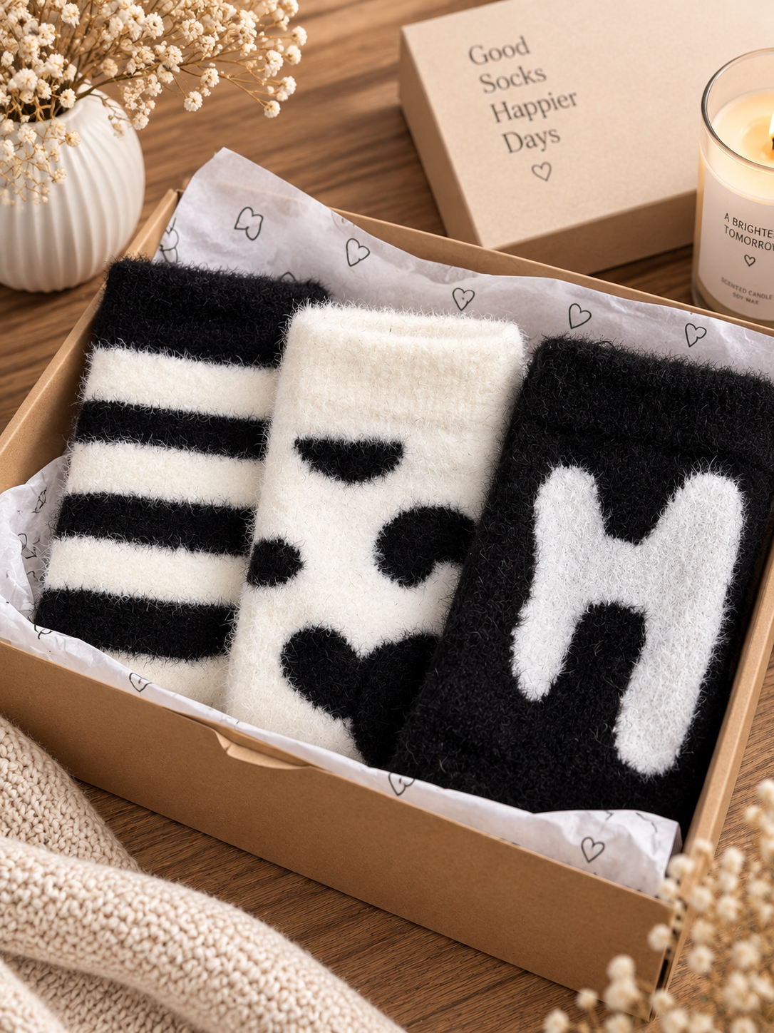 PACK 3 CALCETINES PELO