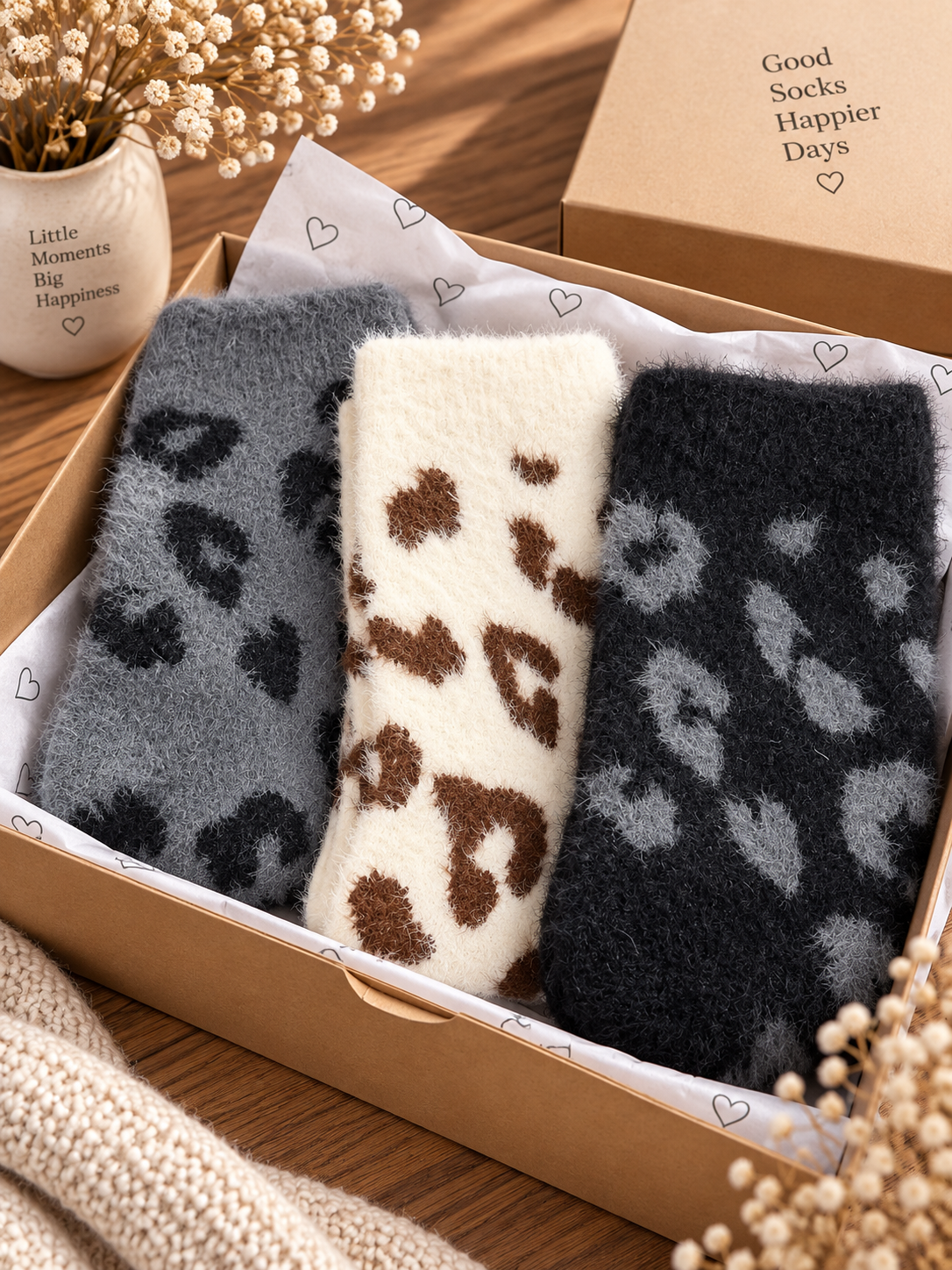 PACK 3 CALCETINES PELO