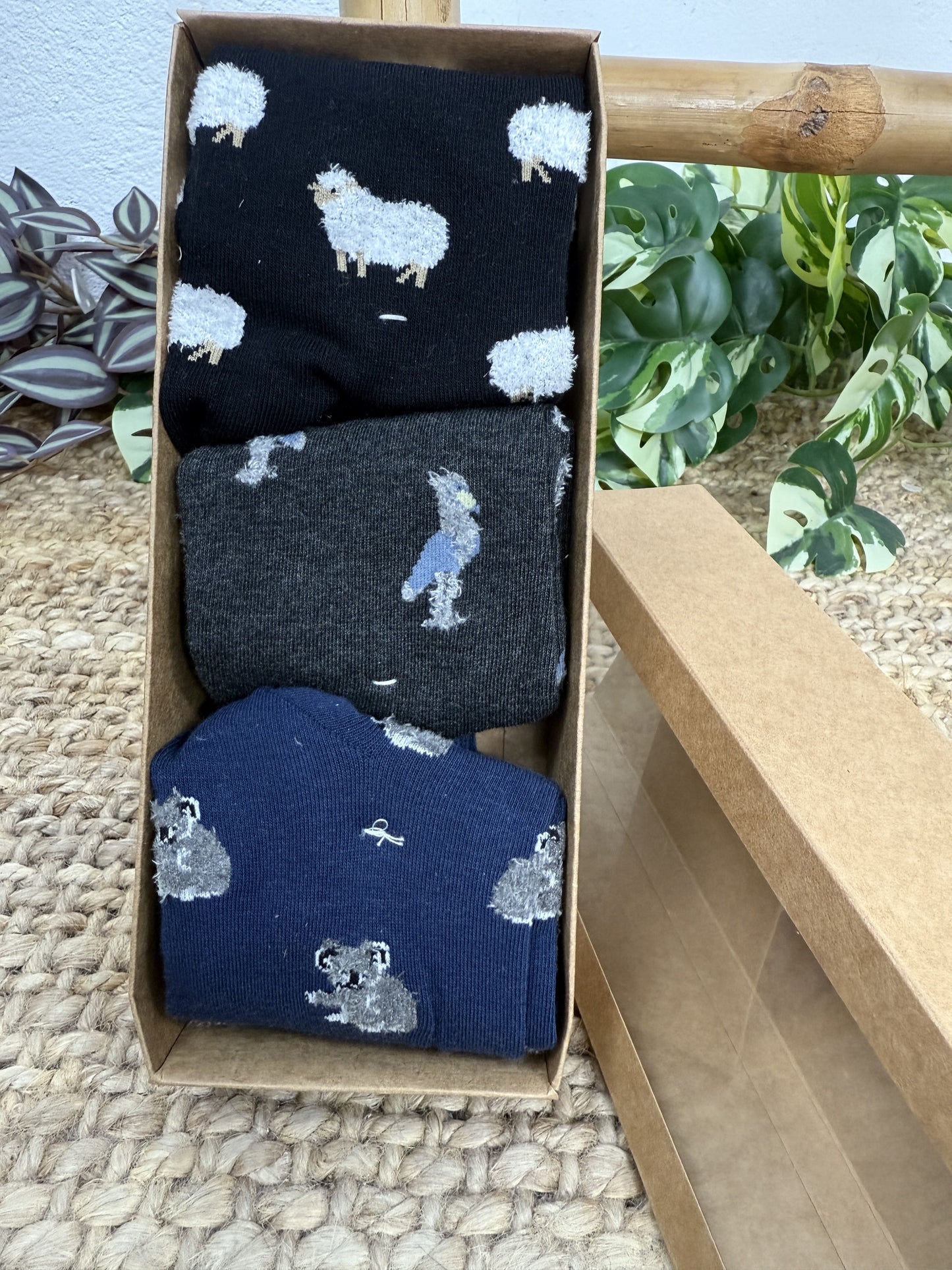 PACK 3 CALCETINES ANIMALES