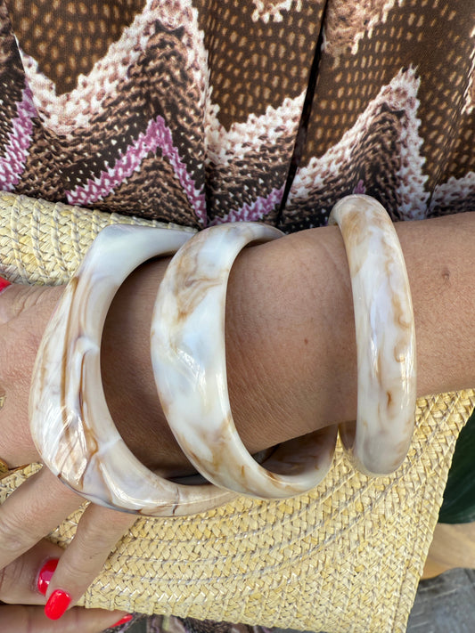 PACK 3 PULSERAS RESINA