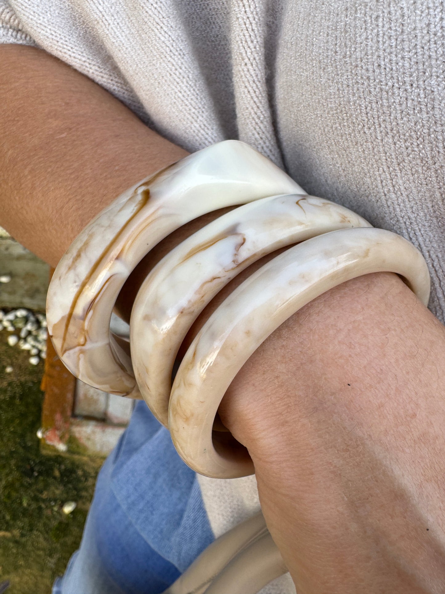 PACK 3 PULSERAS RESINA