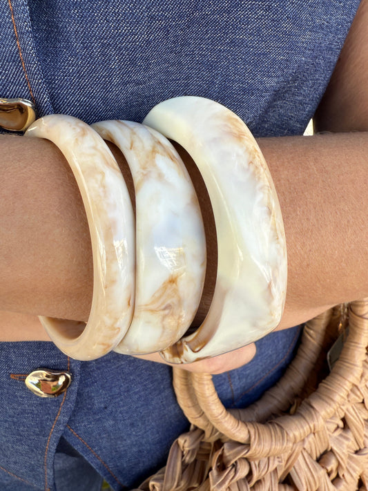 PACK 3 PULSERAS RESINA