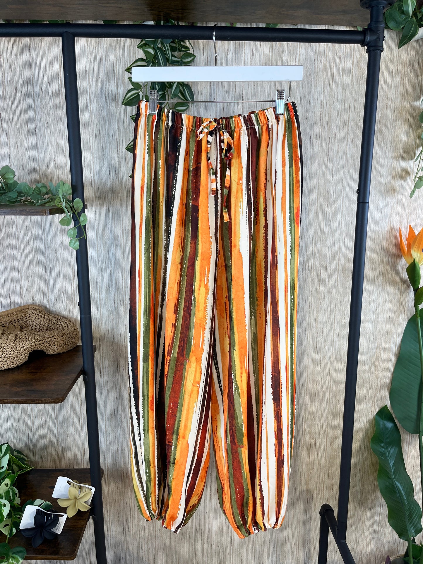 PANTALÓN BOMBACHO RAYAS