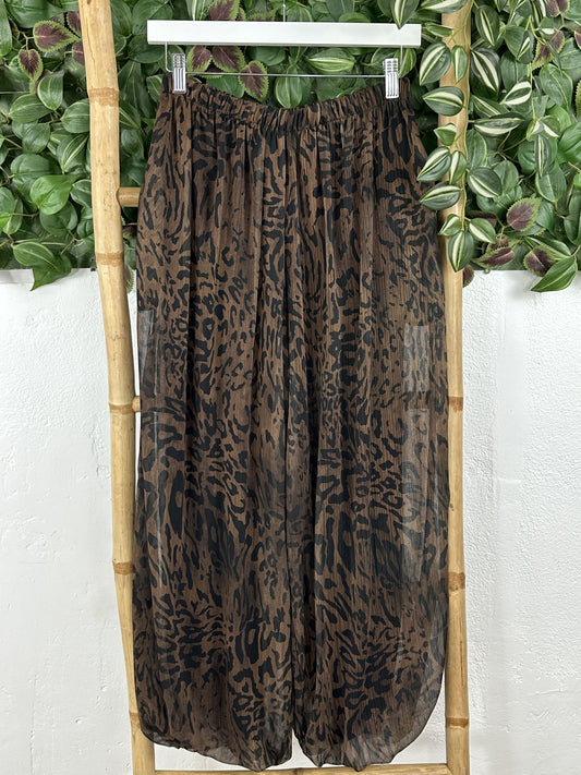 PANTALÓN BOMBACHO TRANSPARENCIA