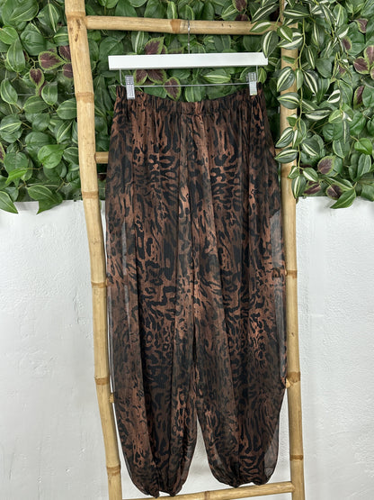 PANTALÓN BOMBACHO TRANSPARENCIA