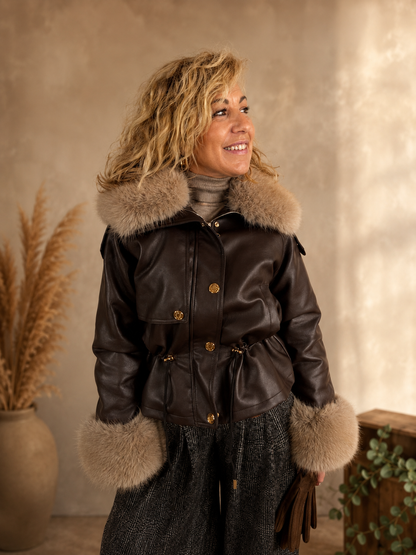 CHAQUETA POLIPIEL PELO