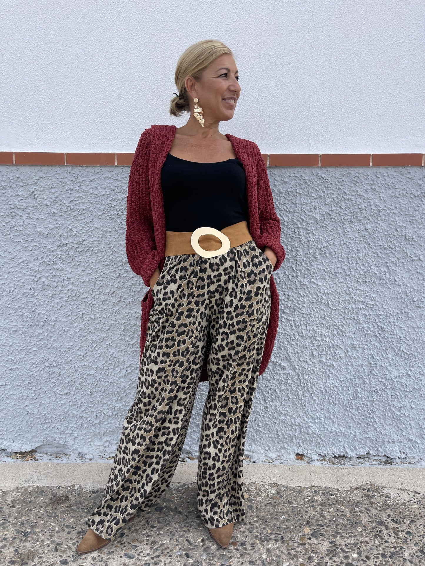 PANTALÓN LEOPARDO ALGODÓN