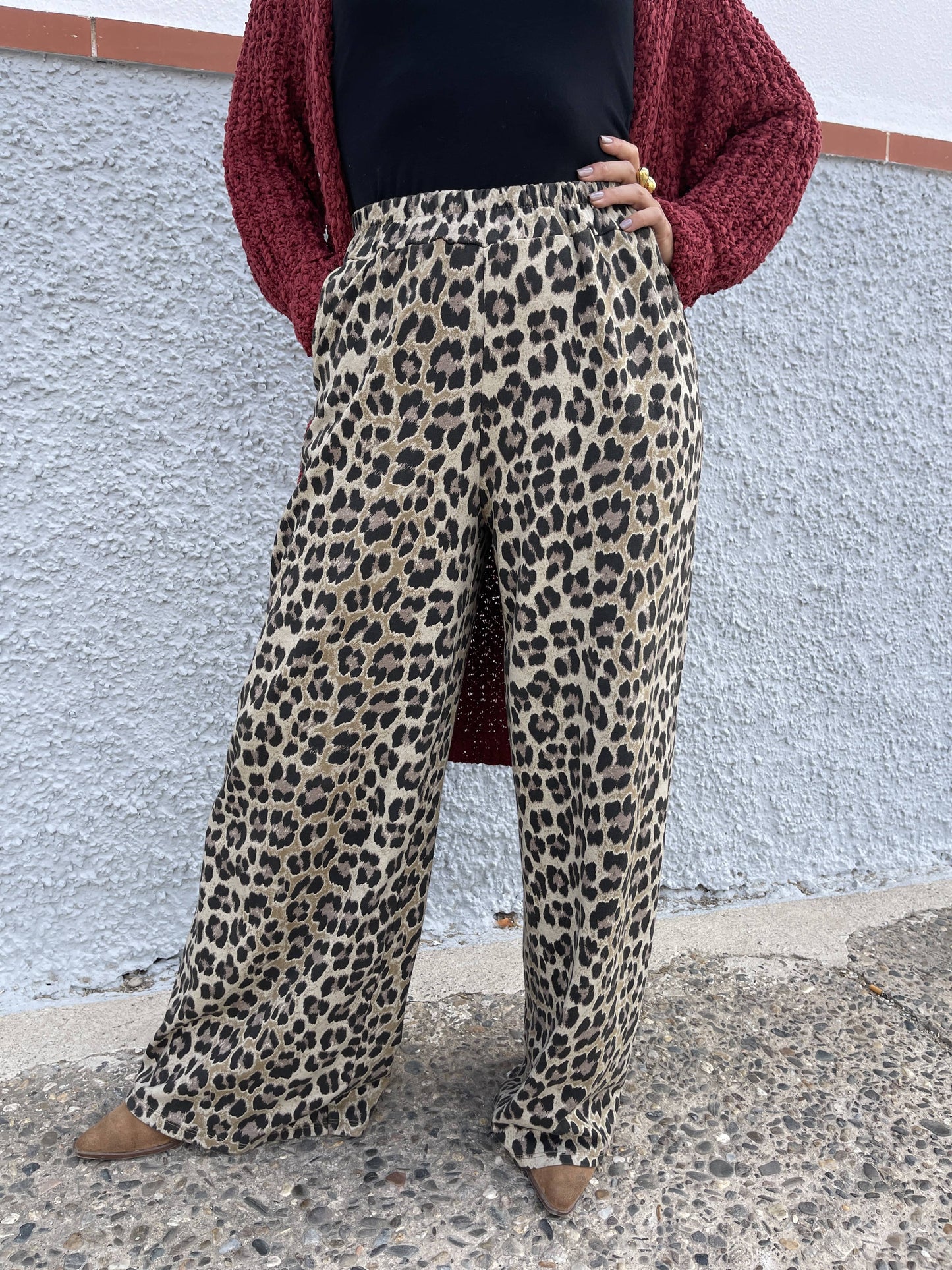 PANTALÓN LEOPARDO ALGODÓN