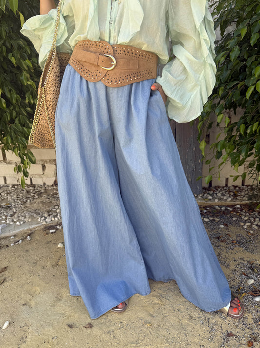 PANTALÓN VAQUERO GOMA ELÁSTICA