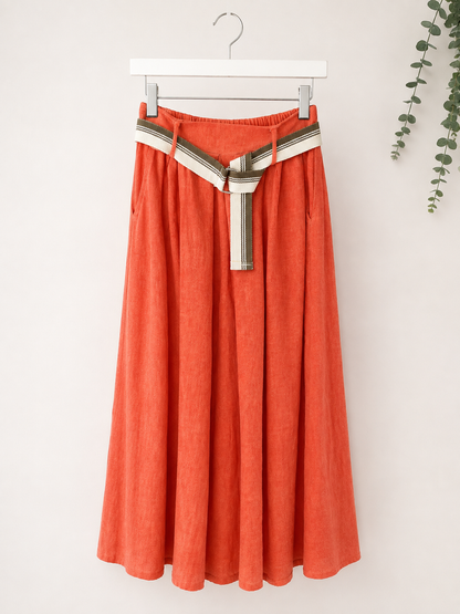 PANTALÓN ALGODÓN CINTURÓN