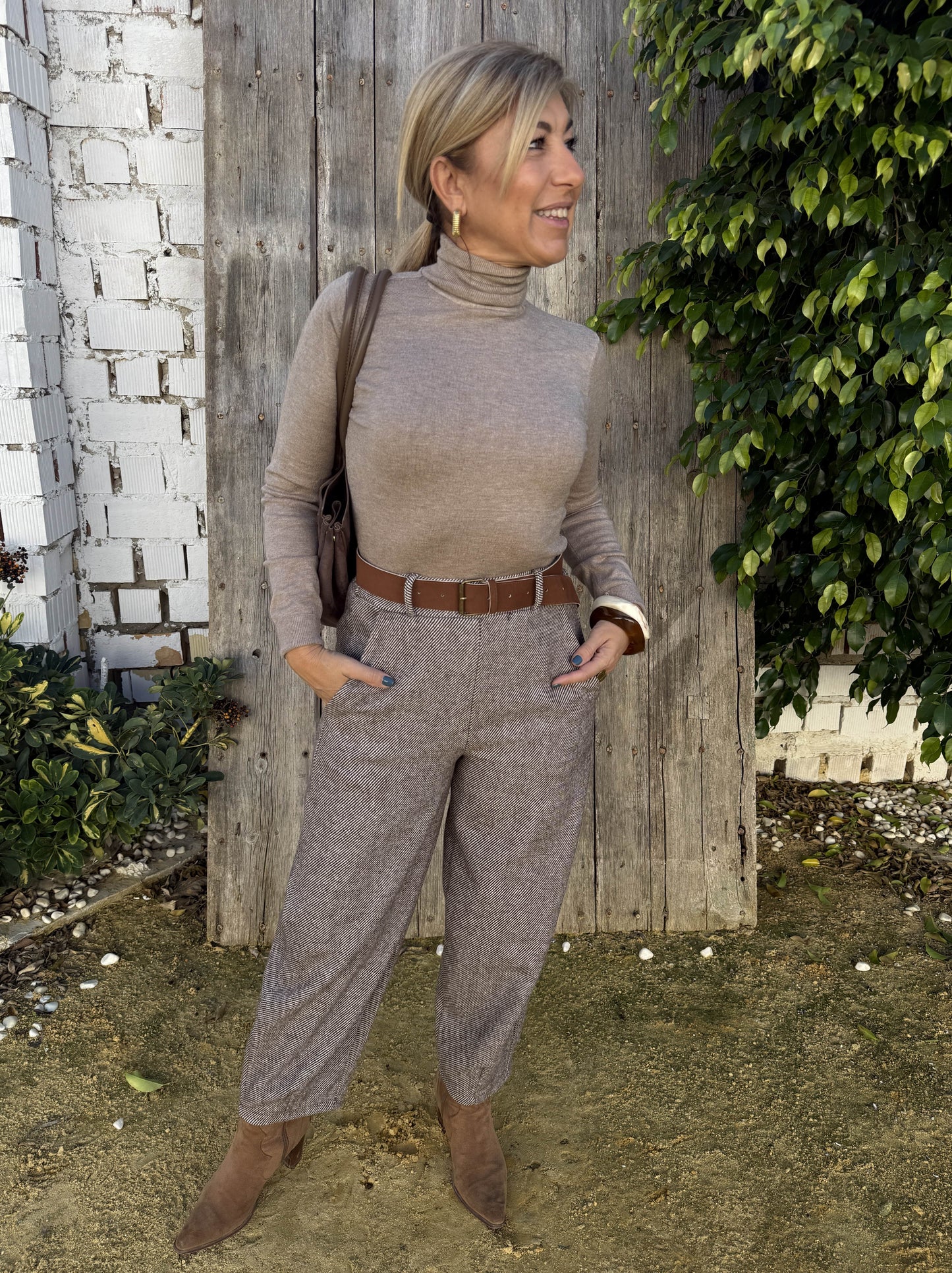 PANTALÓN BAGGY RAYAS