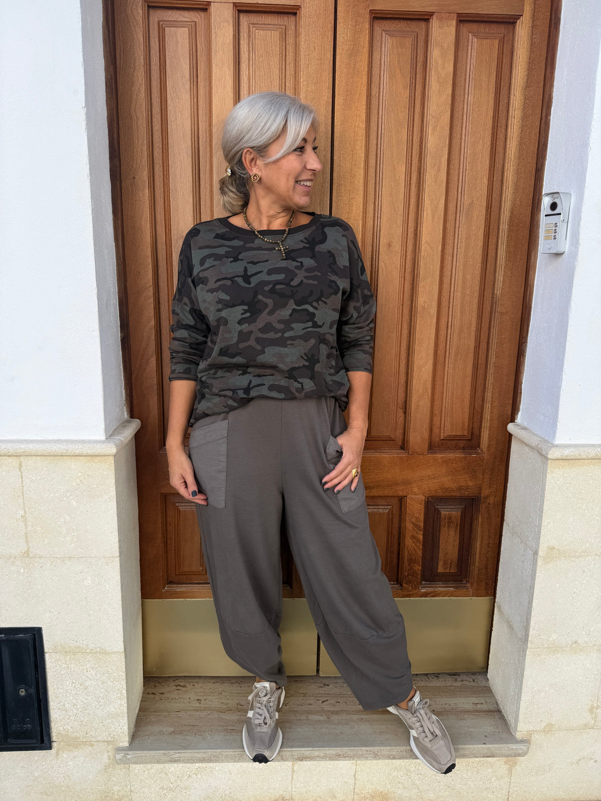 PANTALÓN BOMBACHO BOLSILLO