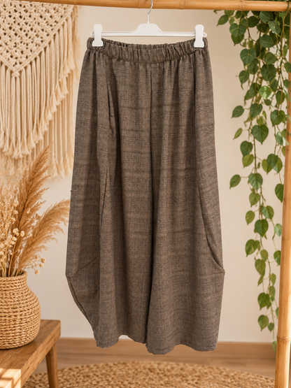 PANTALÓN BOMBACHO CUADROS