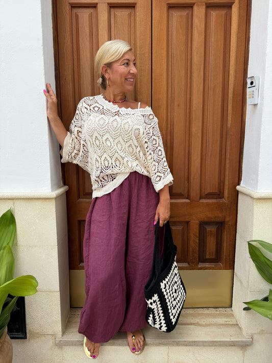 PANTALÓN BOMBACHO LINO