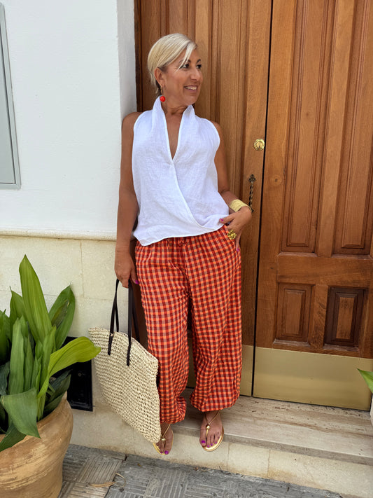 PANTALÓN BOMBACHO VICHY