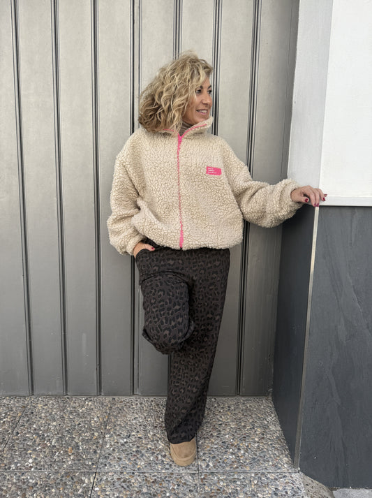 PANTALÓN CHÁNDAL LEOPARDO