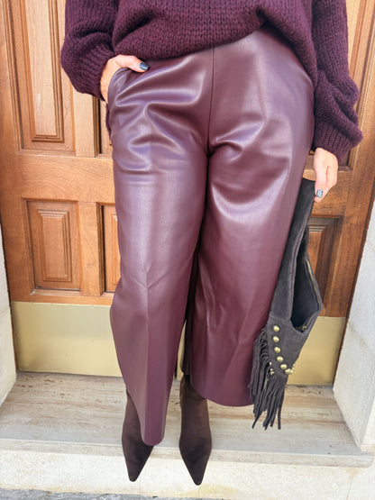 PANTALÓN CULOTTE POLIPIEL