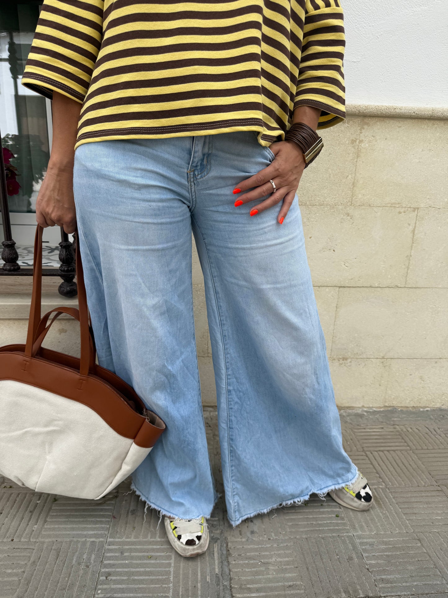 PANTALÓN VAQUERO HIPPIE