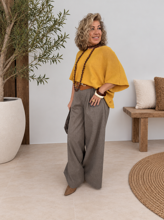 PANTALÓN PALAZZO ESPIGA