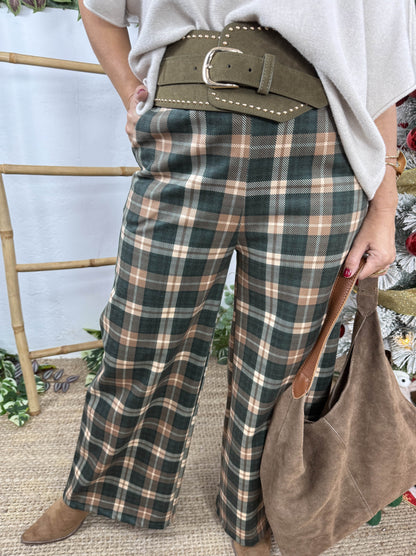 PANTALÓN SUAVE CUADROS