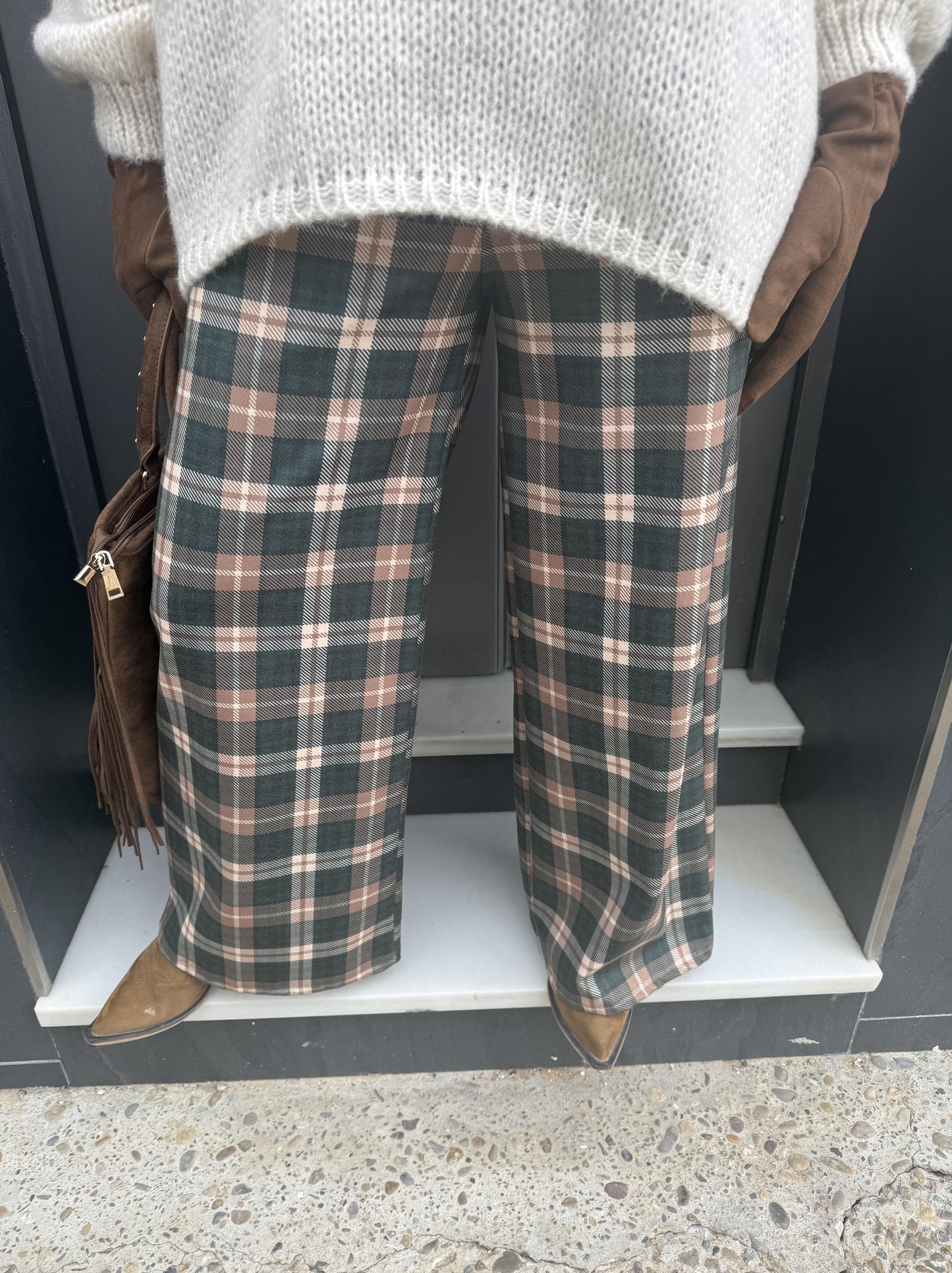 PANTALÓN SUAVE CUADROS