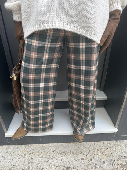 PANTALÓN SUAVE CUADROS