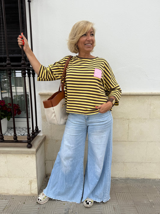 PANTALÓN VAQUERO HIPPIE