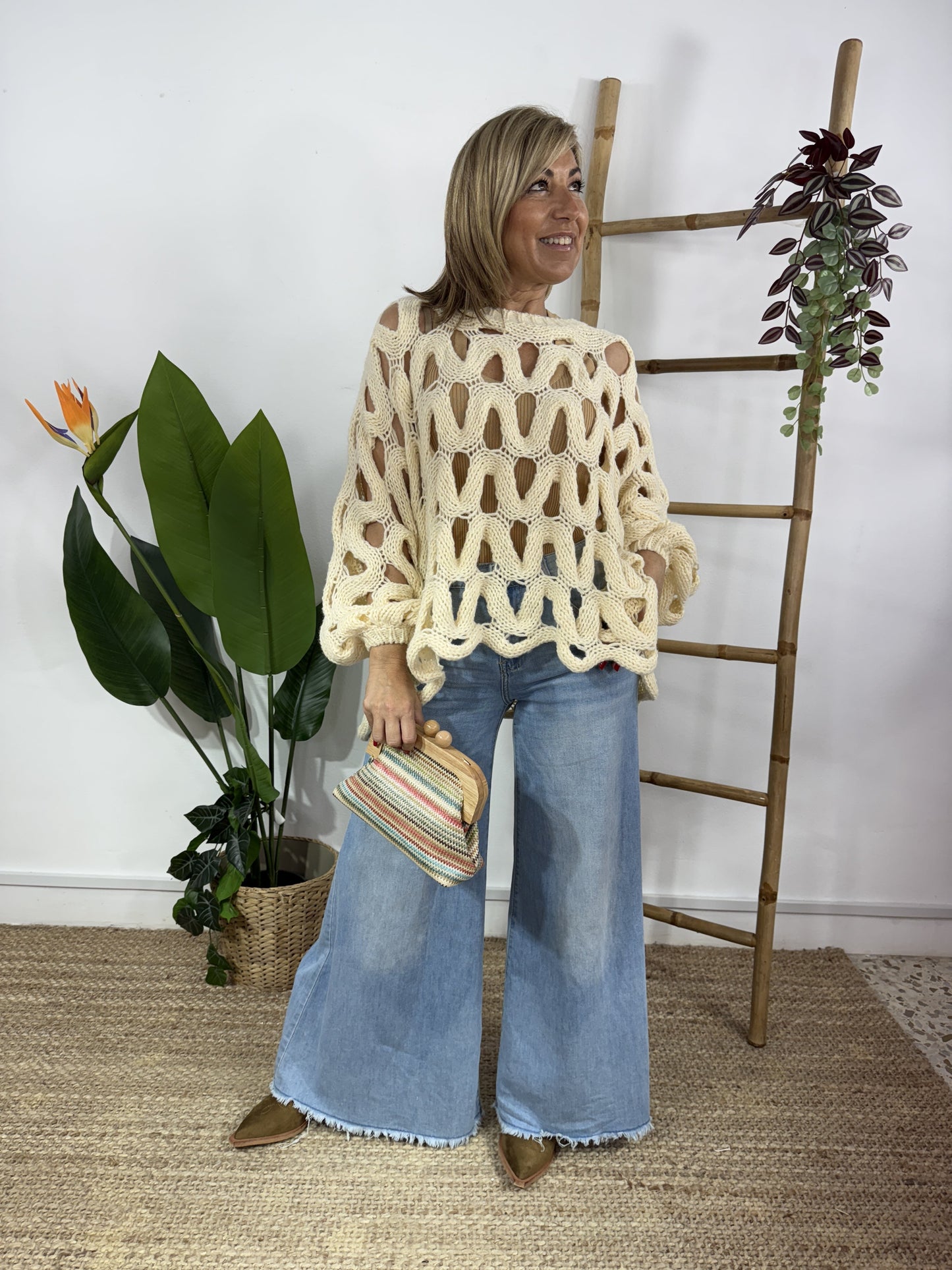 PANTALÓN VAQUERO HIPPIE