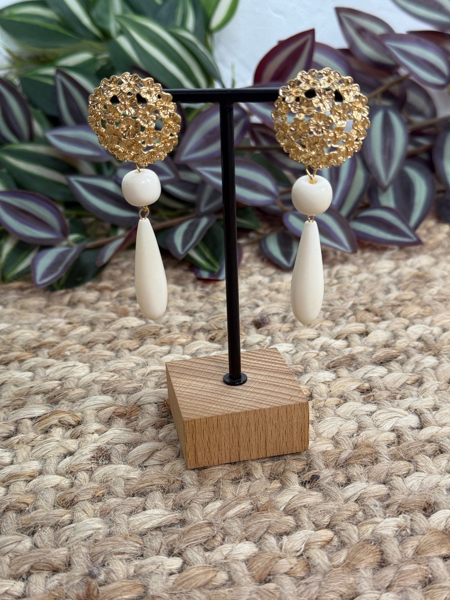 PENDIENTE SOL DE CORAL