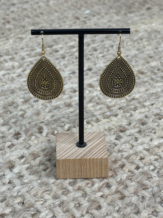 PENDIENTE LARGO GOTA