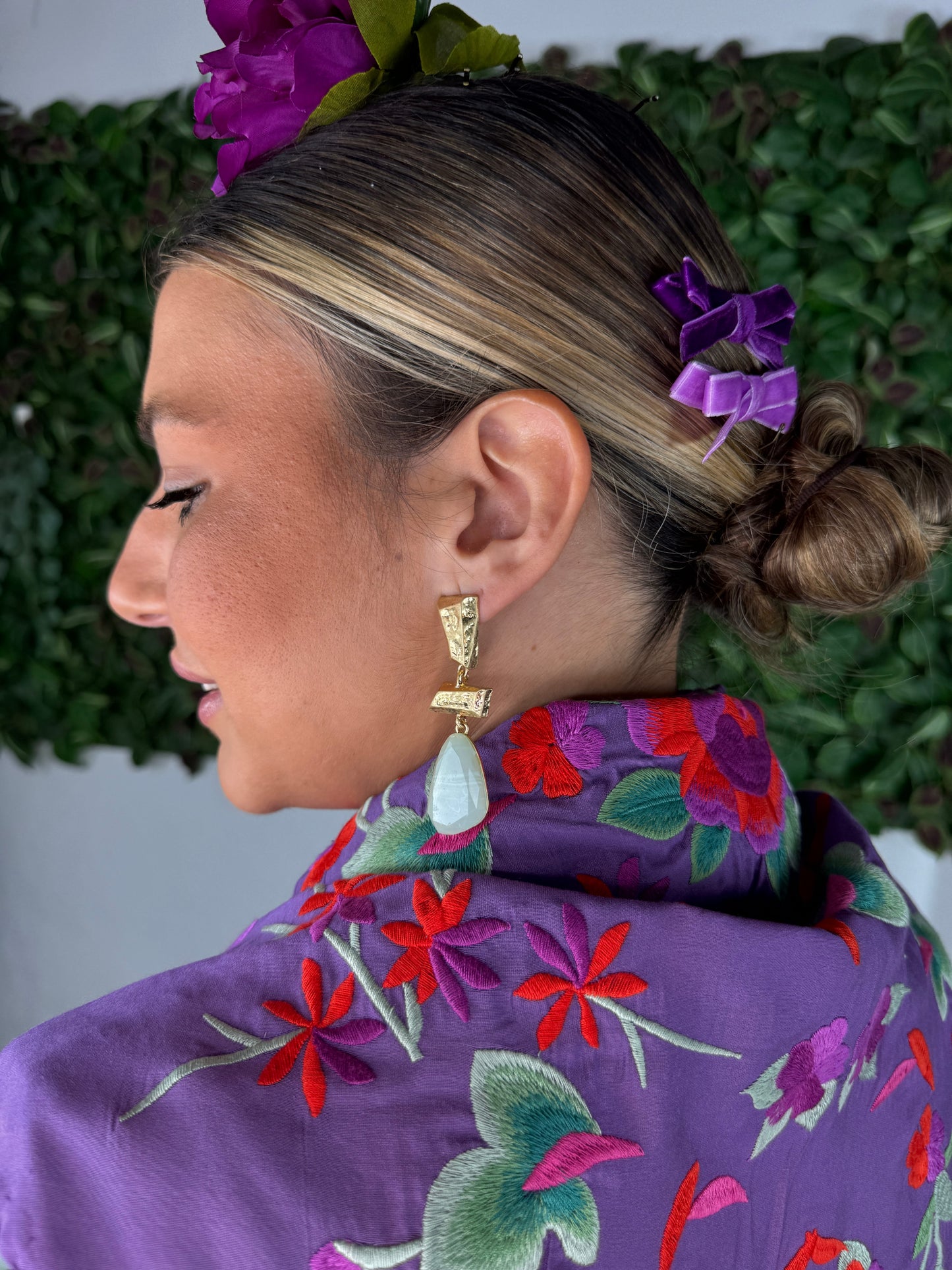 PENDIENTE LÁGRIMA IRREGULAR