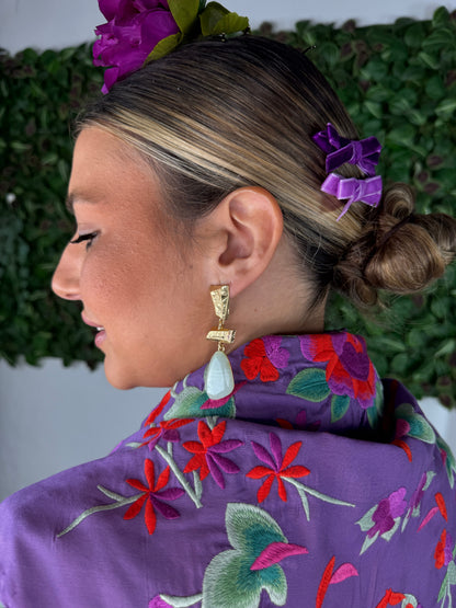 PENDIENTE LÁGRIMA IRREGULAR