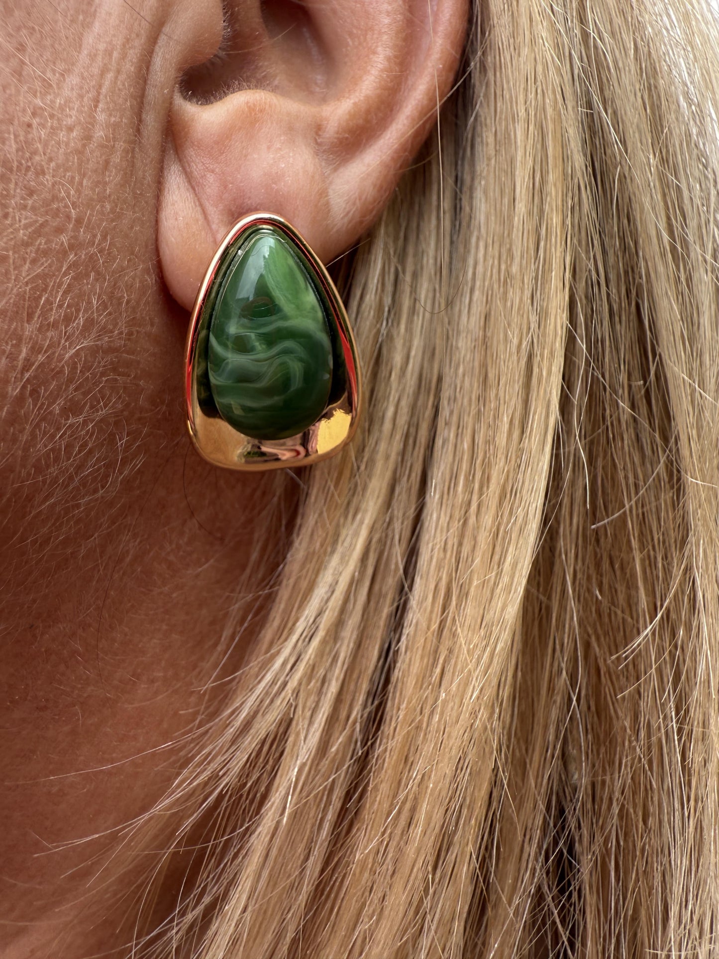 PENDIENTE LÁGRIMA PIEDRA