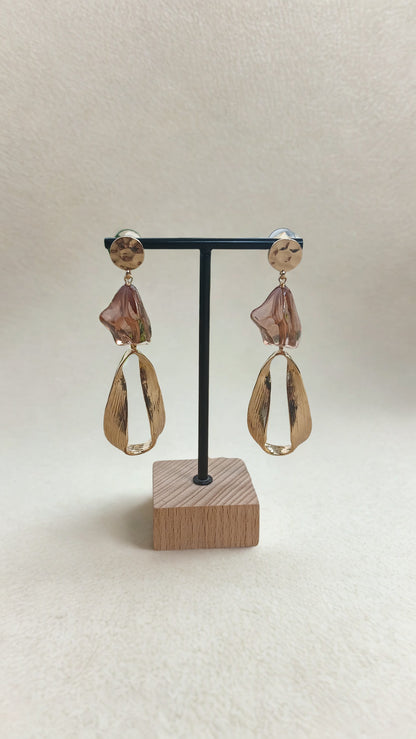 PENDIENTE LARGO CRISTAL