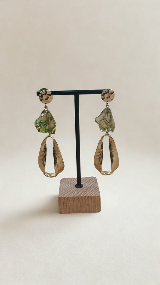 PENDIENTE LARGO CRISTAL