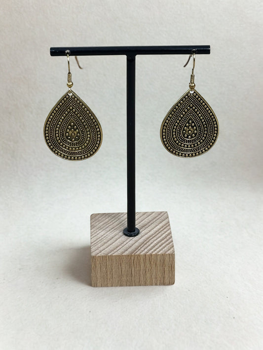 PENDIENTE LARGO GOTA