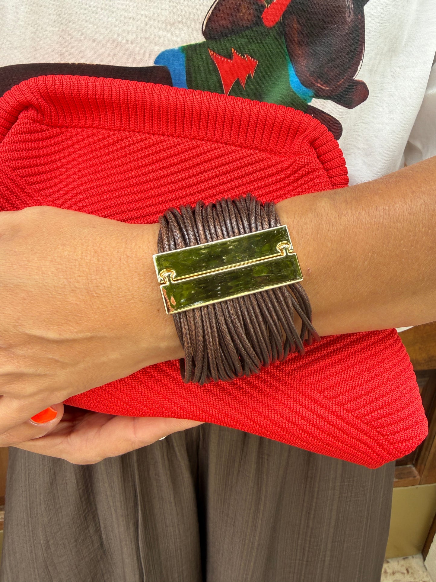 PULSERA CORDONES POLIPIEL