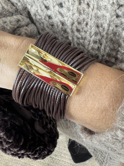 PULSERA CORDONES POLIPIEL