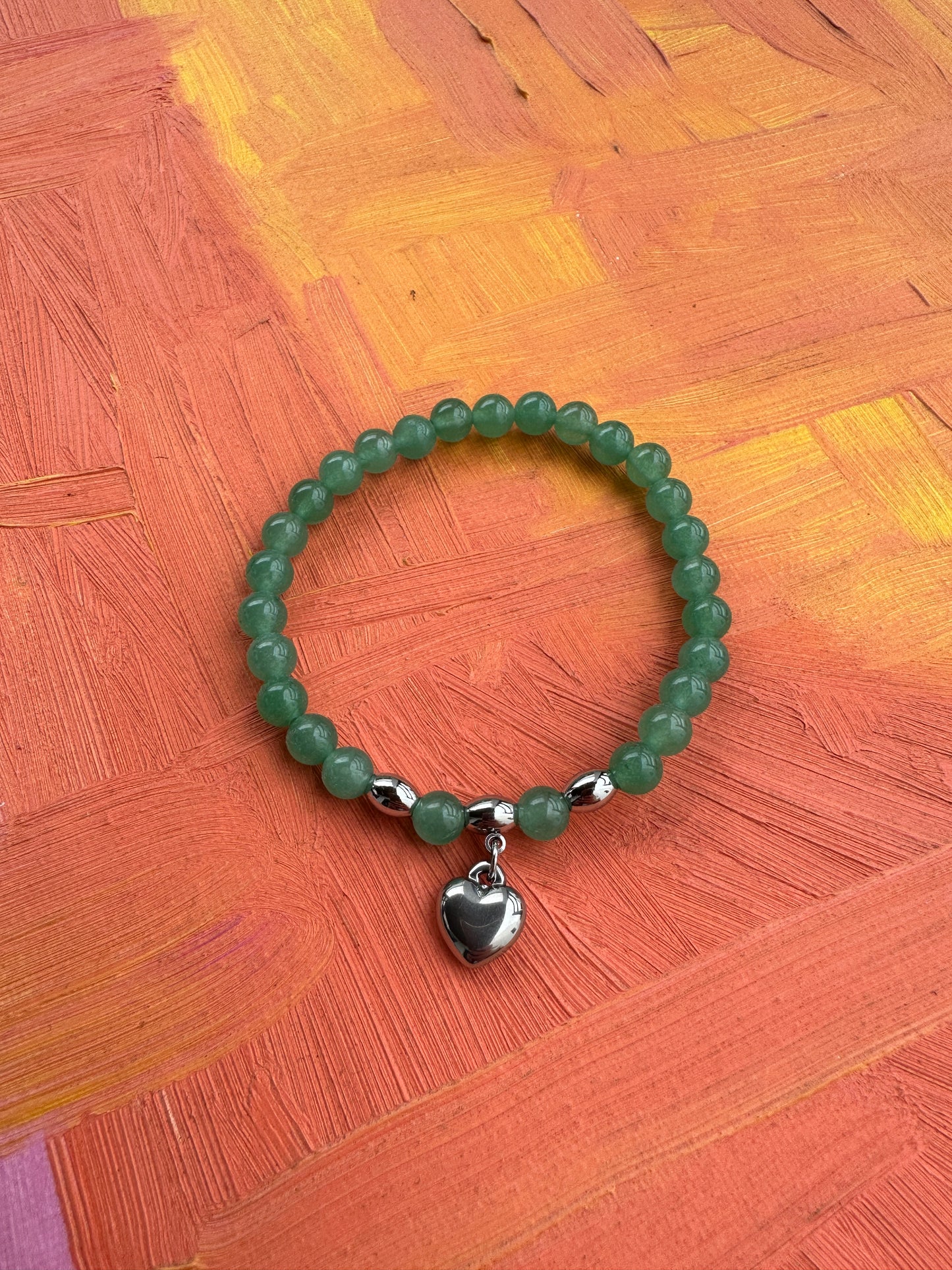 PULSERA PIEDRAS CORAZÓN