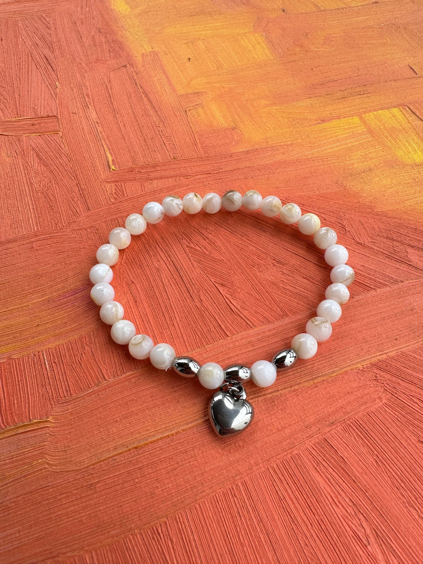 PULSERA PIEDRAS CORAZÓN