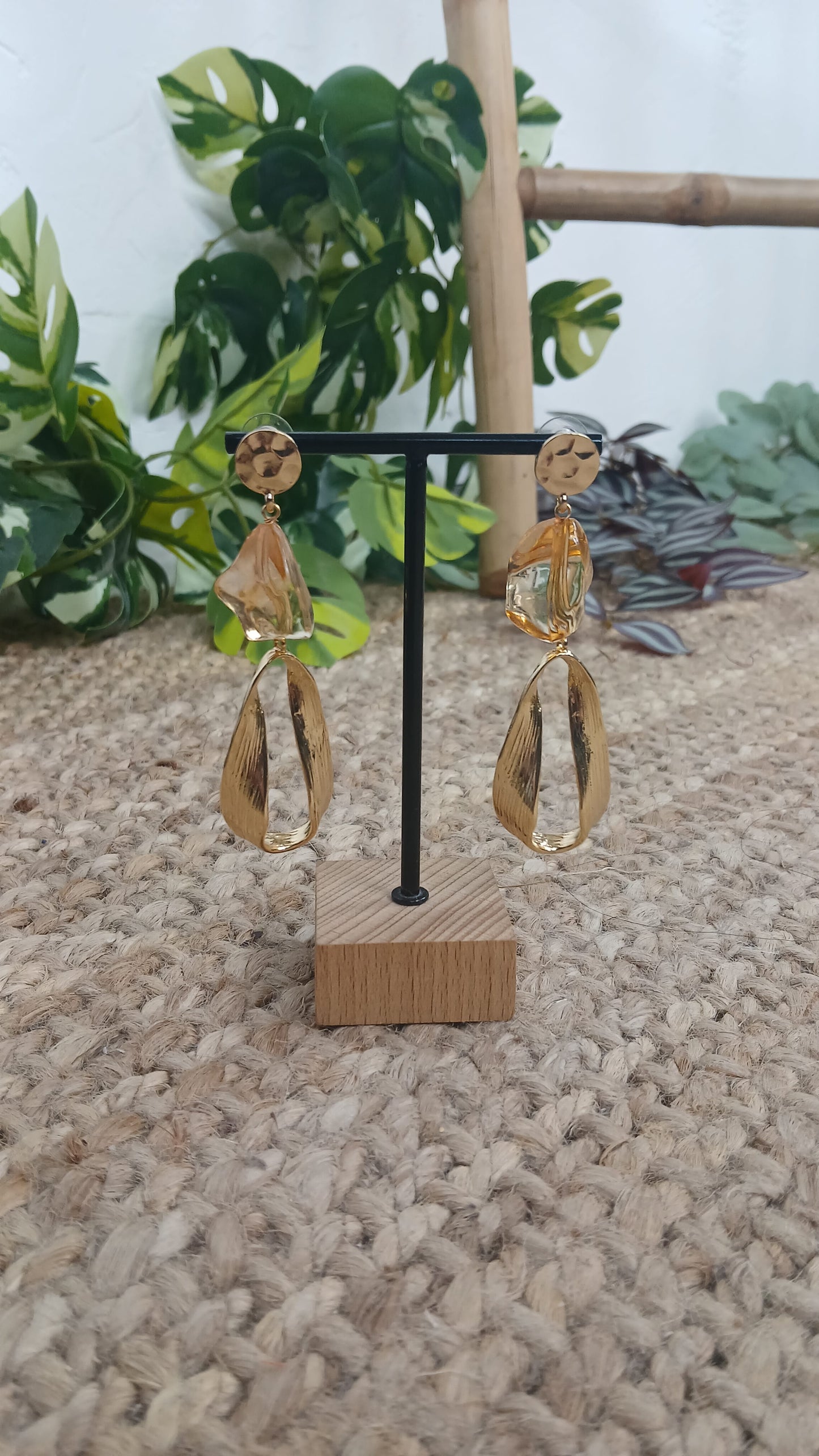 PENDIENTE LARGO CRISTAL