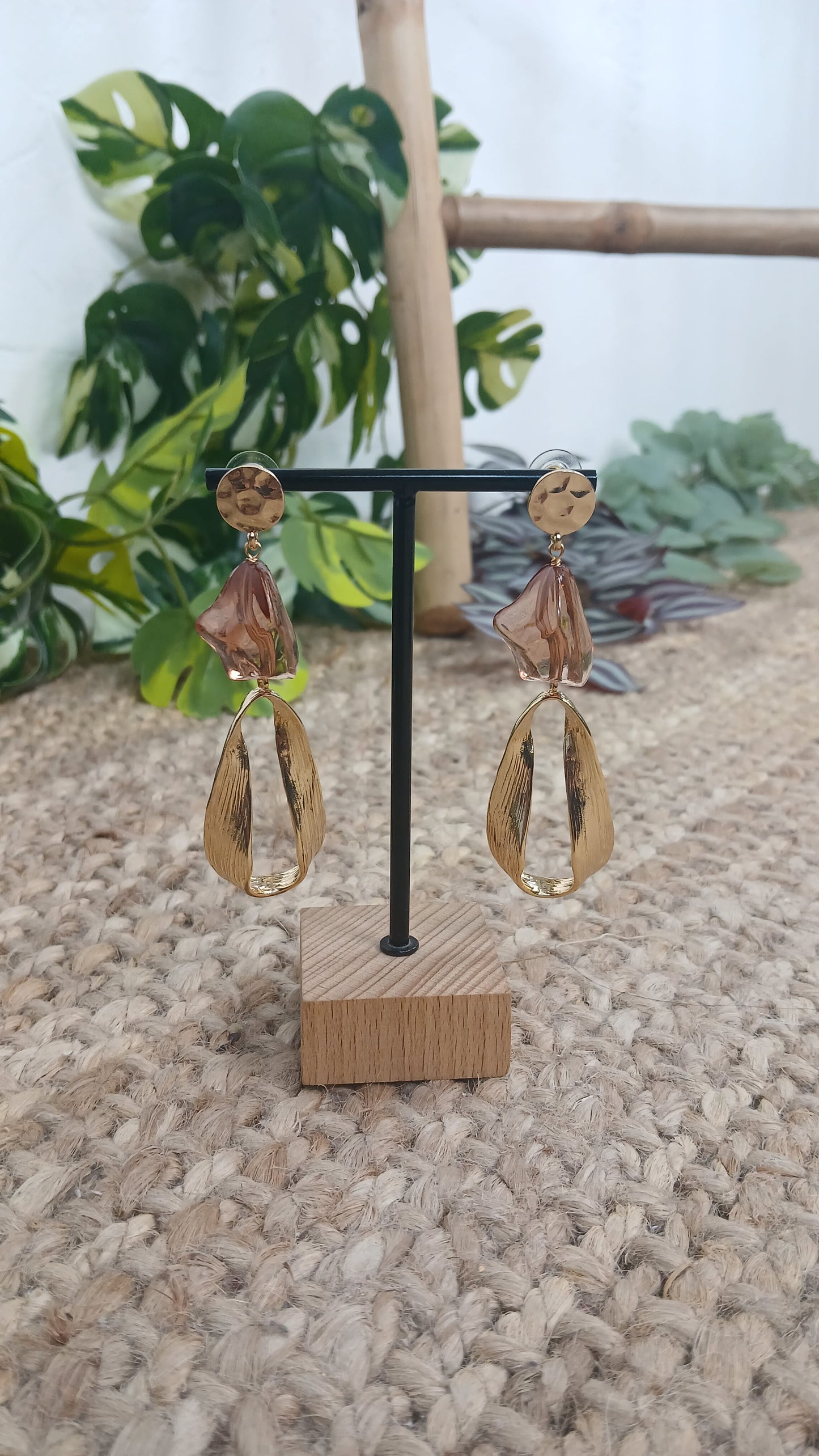 PENDIENTE LARGO CRISTAL