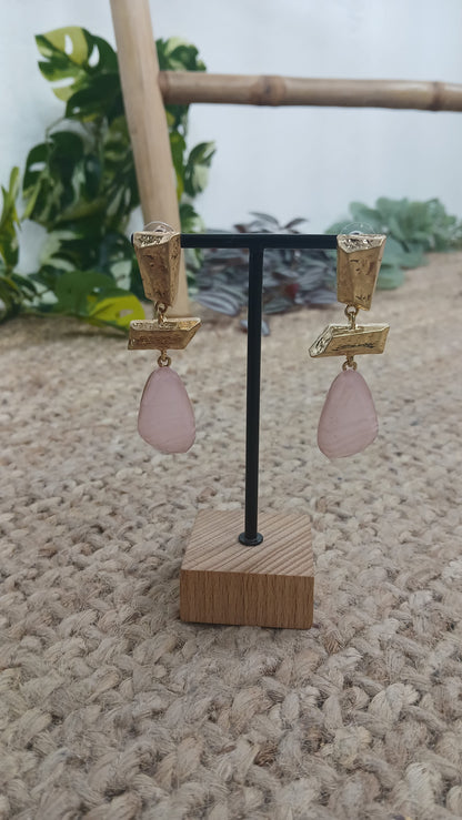 PENDIENTE LÁGRIMA IRREGULAR