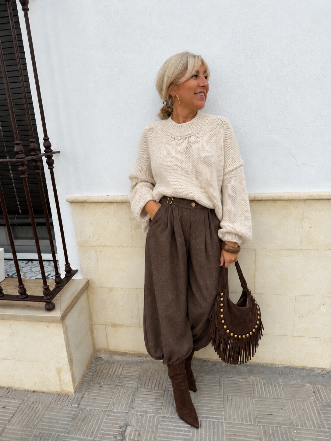 PANTALON BOMBACHO HEBILLA